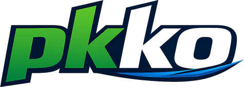pkko logo on forest green navigation header